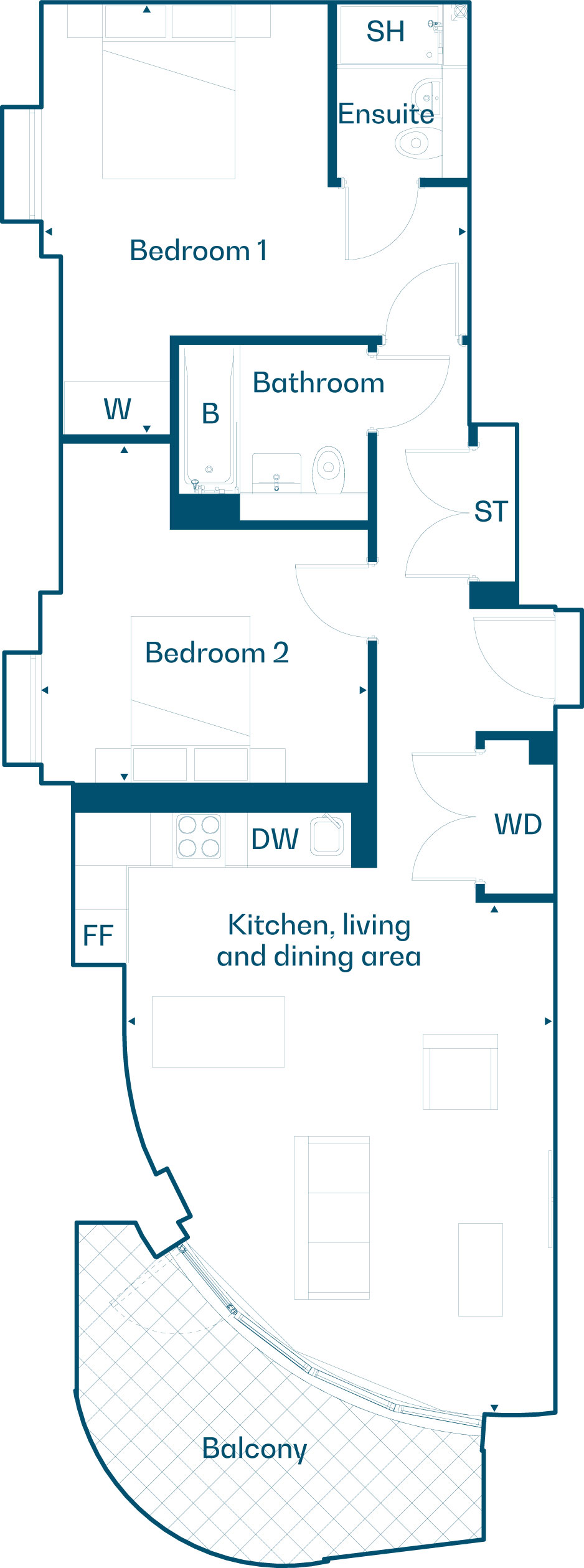 Sterlet Wharf - The Forte - 'UNIQUE APARTMENT - ONE OF A KIND'