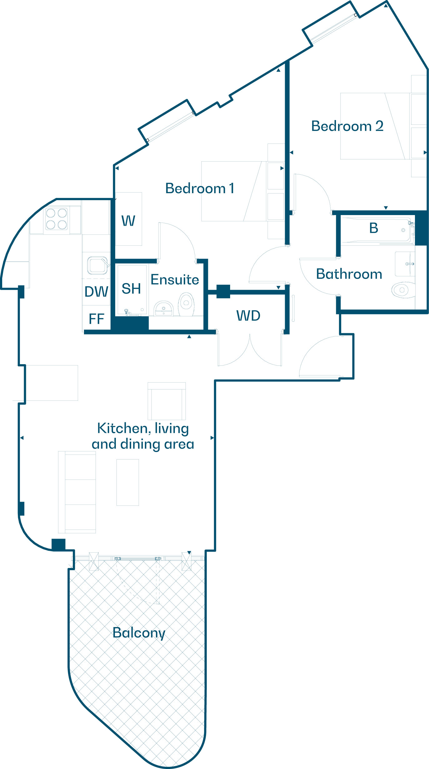 Sterlet Wharf - The Hawkins -' UNIQUE APARTMENT - ONE OF A KIND'